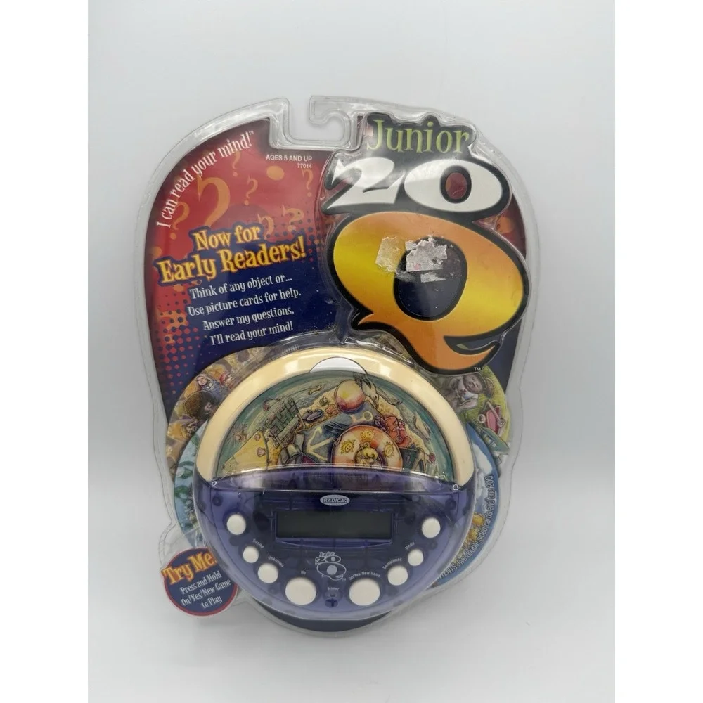 Sealed 2006 Radica Junior 20 Q Questions Early Reader Handheld Electronic Game
